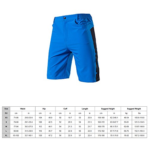 TOMSHOO Pantalones ciclismo