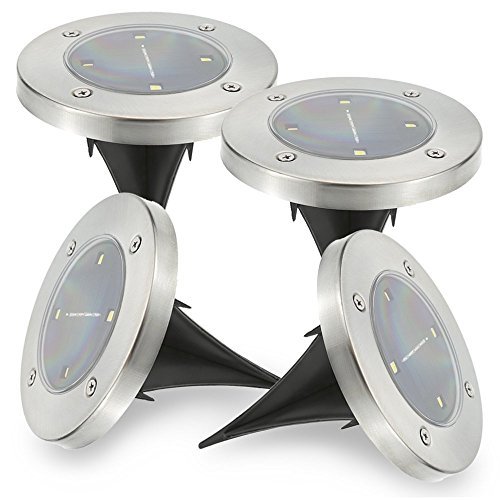 Tomshine 4Piezas Luz Impermeable