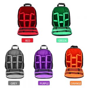 cámara réflex DSLR mochila