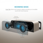 Altavoz Bluetooth, 20W, salida dual por 35,09 €