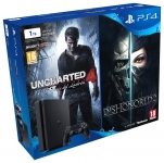 PlayStation 4 Slim 1TB + Uncharted 4 + Dishonored 2 por 309,99 €