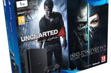 PlayStation 4 Slim 1TB + Uncharted 4 + Dishonored 2 por 309,99 €