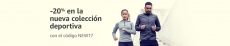 20% de descuento en la nueva colección deportiva Otoño/Invierno 2017 con el código NEW17
