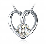 DESCUENTAZO !!!!  J.Rosée Plata de Ley 925 Brillante Circonita «Promesa de amor» por 11.47 €