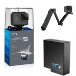 GoPro Hero5 Black + Soporte 3-Way + Batería de repuesto por 329 €