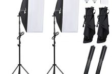 Amzdeal Softbox Kit Iluminacion Fotografia por 53,88 €
