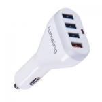 Cargador de coche USB de 4 puertos de carga rápida por 15.99€