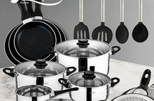 ¡¡¡ OFERTA FLASH !!! San Ignacio juego sartenes, utensilios y batería cocina por 61,99 €
