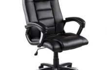 Silla McHaus de oficina ejecutivo giratoria negro por 46,04 €