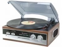 Soundmaster PL186H Reproductor vinilos (AM/FM, estéreo, 33/45/78 rpm) por 50,53 €