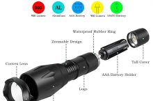 Linterna Táctica LED , Zoom, 900lm, 5 modos, resistente agua por 7,99 €