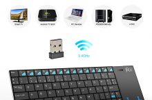 Rii K12+ mini – Teclado QWERTY con touchpad por solo 21,59 €