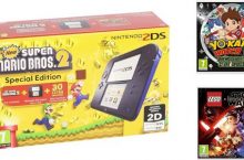 Nintendo 2DS pack de 3 juegos por 114,90 € siendo Prime