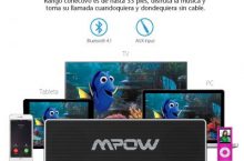 Mpow altavoz inalámbrico Bluetooth portátil con micrófono por 26,99 €
