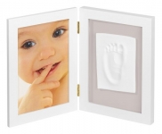 Marco doble para foto y huella de pie, color blanco My Sweet Memories por 17,80€