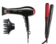 Pack BOSCH Secador PHD7962DI + Plancha PHS7961 por 67,17 €