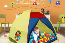 WolfWise tienda campaña infantil, 150cm x 150cm x 120cm por 19,99 €