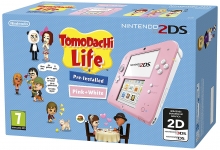 Nintendo 2DS rosa + Tomodachi Life (Preinstalado) por 79,99 €