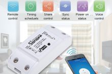 Conmutador inalámbrico Sonoff WiFi con Alexa por 5,70 €