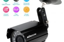 Cámara vigilancia KKmoon características HD CCTV cámara impermeable por 11 €