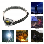 Faro Linterna Cabeza Senderismo Camping Ciclismo LED a 2,99 €
