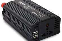 Inversor de corriente para coche (DC 12V a AC 220V/4.8A, 2xUSB) por 24,99 €