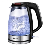 Aicok Hervidor de Cristal, 1.7 L Hervidor de Vidrio Eléctrico por 19,48 €