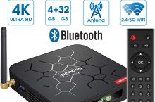 Android 9.0 TV Box 【4GB RAM+32GB ROM / 4K Full HD / H.265 / USB3.0 por 42,49 €