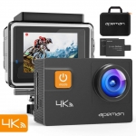 APEMAN Cámara Deportiva 4K 20MP Ultra HD Maletín y 24 Accesorios por 53,29 €