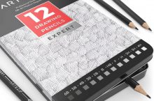 Arteza Estuche lápices grafito para dibujo profesional 12 tonos distintos por 9,99 €