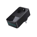 AUKEY Cargador USB un Enchufe con 4 USB Puertos (5V/2,4A * 4) por 12,91 €