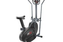 FITFIU Bicicleta eliptica estatica con pantalla LCD y pulsometro por 89,99 €