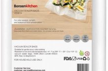 Bonsenkitchen Rollos para Envasadora al Vacío, 2 Rollos 28 x 600cm sin BPA por 11,04 €