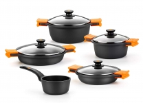 BRA Efficient Batería 5 Piezas de Aluminio Fundido con Antiadherente por 159,99 €