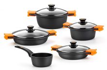 BRA Efficient Batería 5 Piezas de Aluminio Fundido con Antiadherente por 159,99 €