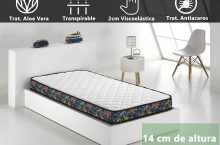 Dormio Sport-Visco Colchón Viscoelástico 90x190x14 cm por 59,91 €