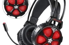 EasySMX Auriculares Gaming Control Volumen y Cable 2 en 1 por 17,99 €