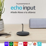 Echo Input, negro Añade Alexa a tu altavoz, requiere un altavoz externo con puerto de 3,5 mm o Bluetooth por 24,99 €