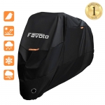 Favoto Funda moto 190T Poliéster Banda Reflectante Resistente al Agua por 14,39 €