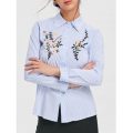 Fitted Embroidery Shirt