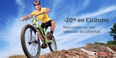 -20% en una selección de productos con el código CICLISMO20 en Amazon