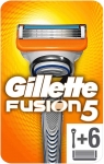 Gillette Fusion5 Maquinilla Afeitar 6 Recambios por 18,95 €