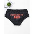 Graphic Print Halloween Panties