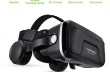HAMSWAN Gafas Realidad Virtual con Auriculares por 28,12 €