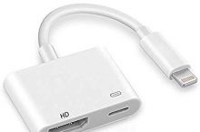 Hoidokly Adaptor a HDMI para XS/XS MAX/XR/X/8/7 /6/5 Series/Pad Air/Mini/Pro/Pod Touch por 15,99 €
