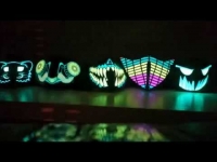 Serás el terror de la fiesta!! Máscara Led para Halloween