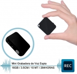 H+Y Mini Grabadora Voz 16 GB, Recargable MP3 por USB por 37,39 €