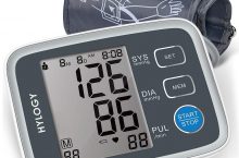 HYLOGY Tensiómetros de Brazo Memoria (2 * 90) Certifica FDA CE (gris) por 15,00