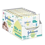 Johnson’s Baby CottonTouch Algodón Auténtico 18 packs 56 – Total: 1008 Toallitas por 14,99 €