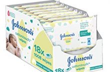 Johnson’s Baby CottonTouch Algodón Auténtico 18 packs 56 – Total: 1008 Toallitas por 14,99 €